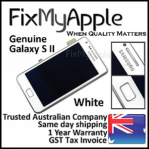 [Refurbished] Samsung Galaxy S2 i9100 LCD Touch Screen Digitizer Assembly with Frame - White